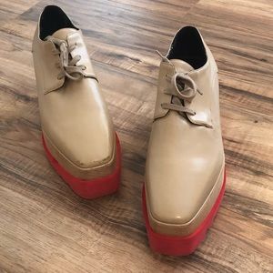 🎉HP Stella McCartney Britt Platform Shoes Nude 39